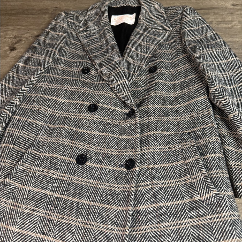 Pendleton 100% Virgin Wool Doublebreasted Coat Wo… - image 3